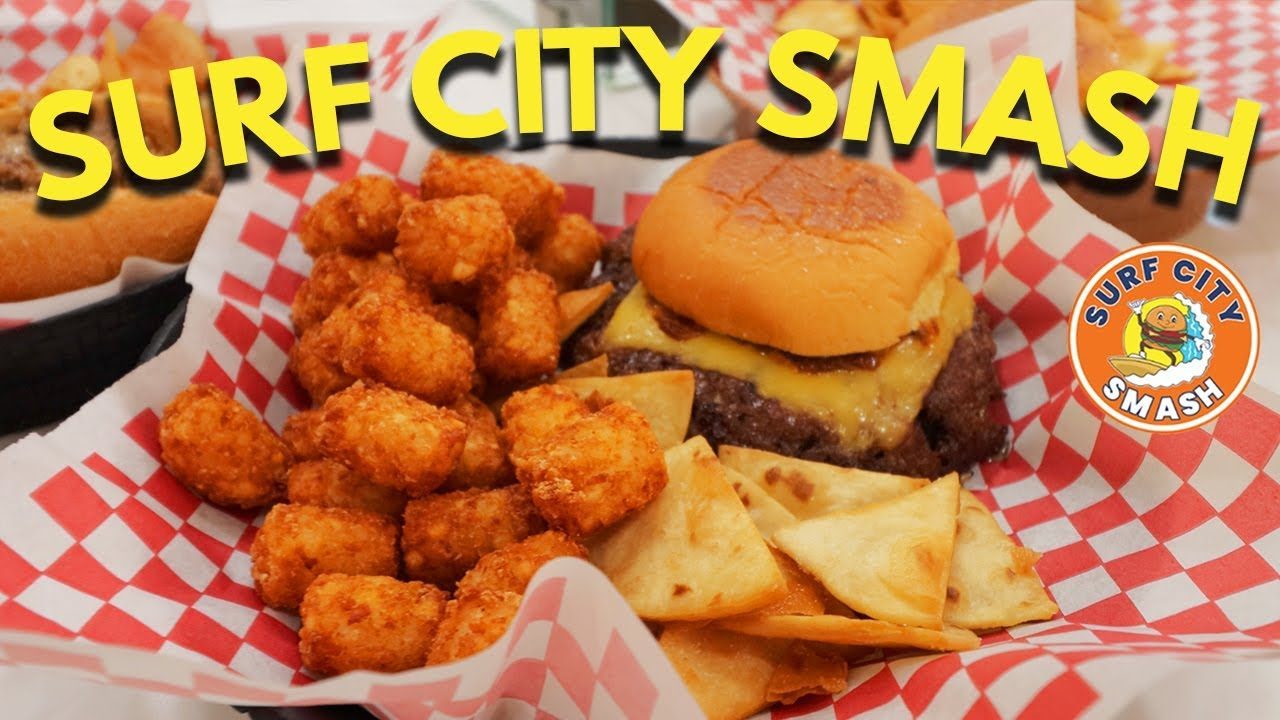 Still frame from the video: Surf City Smash | The Burger Joint Everyone's Talking About